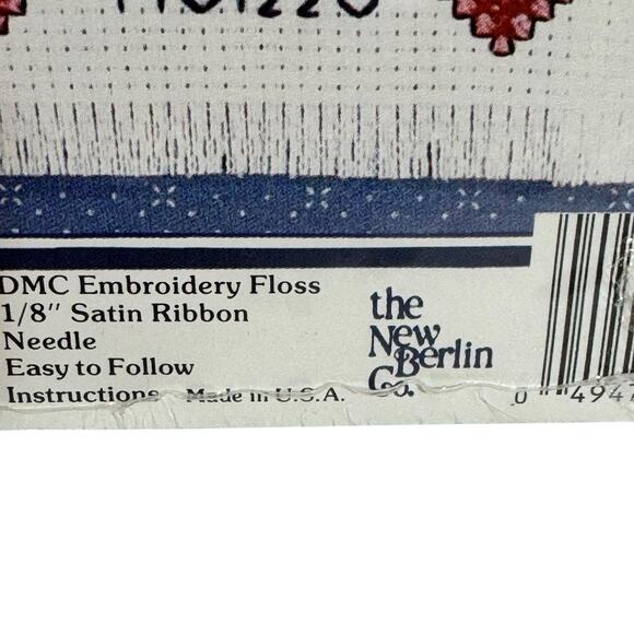 VINTAGE Berlin 5" Cross Stitch Kit LOVING HEARTS MAKE A LOVING HOME NEW - Picture 3 of 4